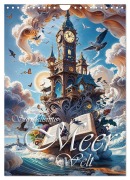 Cover-Bild zum Titel 'Surrealismus Meer WELT - Digitale Kunst (Wandkalender 2026 DIN A4 hoch), CALVENDO Monatskalender' von 'Pall Anser'