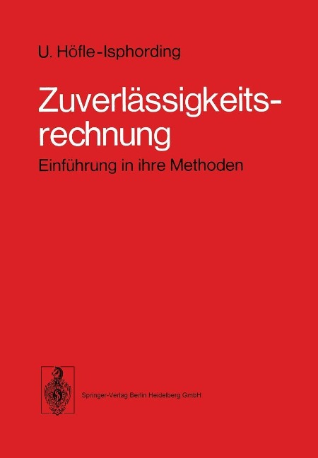 Zuverlässigkeitsrechnung - U. Höfle-Isphording