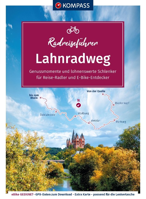 KOMPASS Radreiseführer Lahnradweg - 