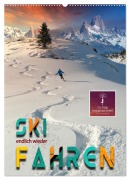 Cover-Bild zum Titel 'Endlich wieder Skifahren (Wandkalender 2026 DIN A2 hoch), CALVENDO Monatskalender' von 'Peter Roder'