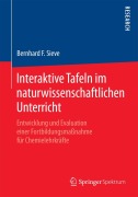 Cover-Bild zum Titel 'Interaktive Tafeln im naturwissenschaftlichen Unterricht' von 'Bernhard F. Sieve'