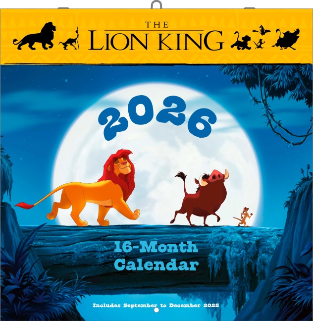 LION KING - Broschürenkalender im Format 30 x 30 - 