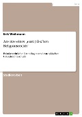 Cover-Bild zum Titel 'Ansätze eines "europäischen Religionsrechts"' von 'Erik Weihmann'