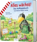 Cover-Bild zum Titel 'Der kleine Rabe Socke: Alles wächst!' von 'Nele Moost'
