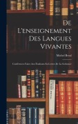 Cover-Bild zum Titel 'De L'enseignement Des Langues Vivantes' von 'Michel Breal'