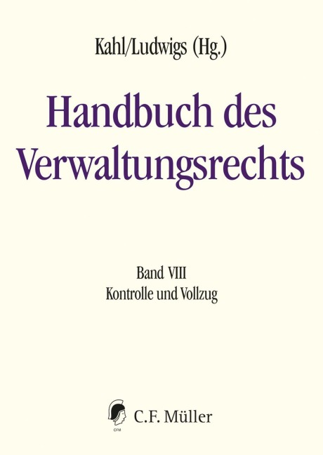 Handbuch des Verwaltungsrechts 08 - Jan Malte von Bargen, Alexander Brade, Johannes Buchheim, Andreas Dietz, Andreas Engels