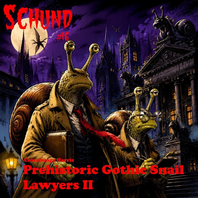 Prehistoric Goth Snail Lawyers II - Cowabunga Harris