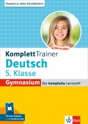 Cover-Bild zum Titel 'Klett KomplettTrainer Gymnasium Deutsch 5. Klasse' von ''