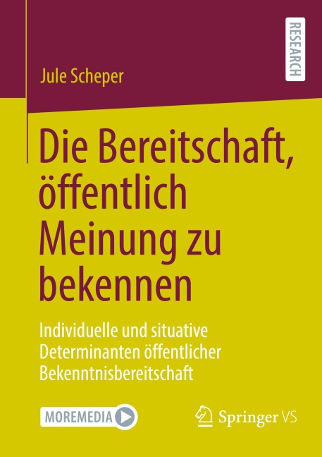 Die Bereitschaft, öffentlich Meinung zu bekennen - Jule Scheper