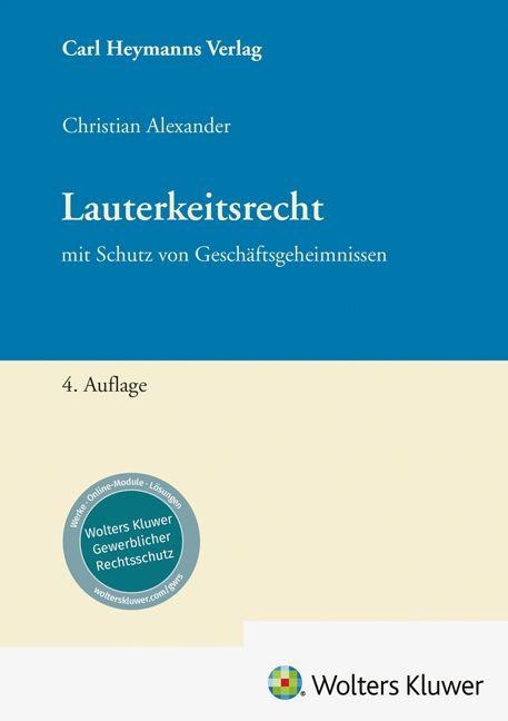 Lauterkeitsrecht - Christian Alexander
