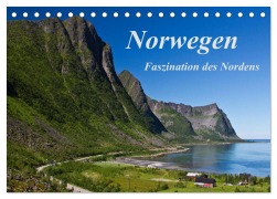 Norwegen - Faszination des Nordens (Tischkalender 2026 DIN A5 quer), CALVENDO Monatskalender - Anja Ergler