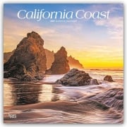 Cover-Bild zum Titel 'California Coast - Kalifornische Küste 2027 - 16-Monatskalender' von 'Browntrout Publishers'