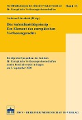Cover-Bild zum Titel 'Das Subsidiaritätsprinzip - Ein Element des europäischen Verfassungsrechts' von ''