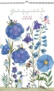 Cover-Bild zum Titel 'Geschenkpapierkalender Akelei 2026' von 'Silke Leffler'