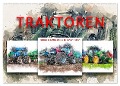 Traktoren - malerische Kraftpakete in der Landwirtschaft (Wandkalender 2025 DIN A2 quer), CALVENDO Monatskalender - Peter Roder