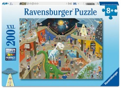 Cover-Bild zum Titel 'Kinderpuzzle 200 XXL Teile - Im Naturkundemuseum' von ''