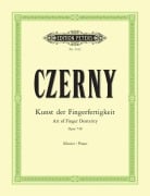 Cover-Bild zum Titel 'Die Kunst der Fingerfertigkeit op. 740 (699)' von 'Carl Czerny'