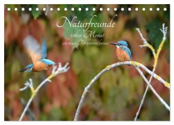 Naturfreunde, jeden Monat ein neues Tier kennen lernen. (Tischkalender 2026 DIN A5 quer), CALVENDO Monatskalender - Rufotos Rufotos