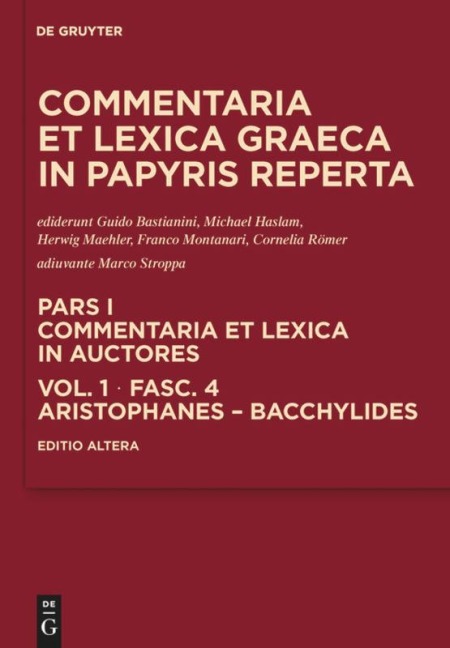 Aristophanes - Bacchylides - 