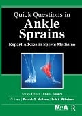 Cover-Bild zum Titel 'Quick Questions in Ankle Sprains' von 'Patrick McKeon, Erik Wikstrom'