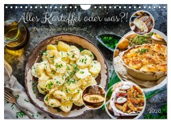 Cover-Bild zum Titel 'Alles Kartoffel oder was?! - Gerichte aus der Kartoffelwelt (Wandkalender 2026 DIN A4 quer), CALVENDO Monatskalender' von 'Anja Frost'