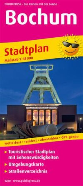 Bochum. Stadtplan 1:18 000 - 