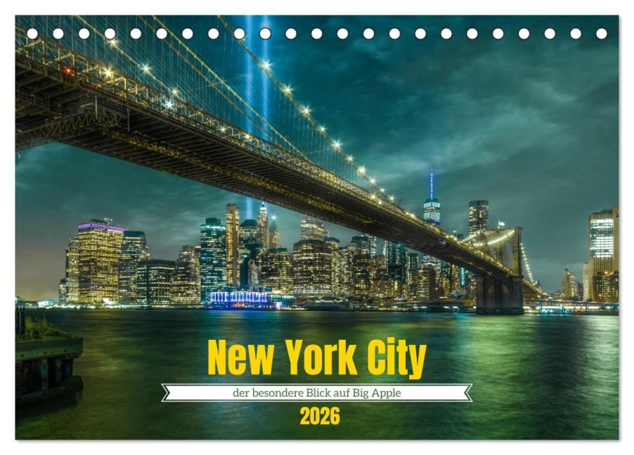 New York City - der besondere Blick auf Big Apple (Tischkalender 2026 DIN A5 quer), CALVENDO Monatskalender - Charles Schrader
