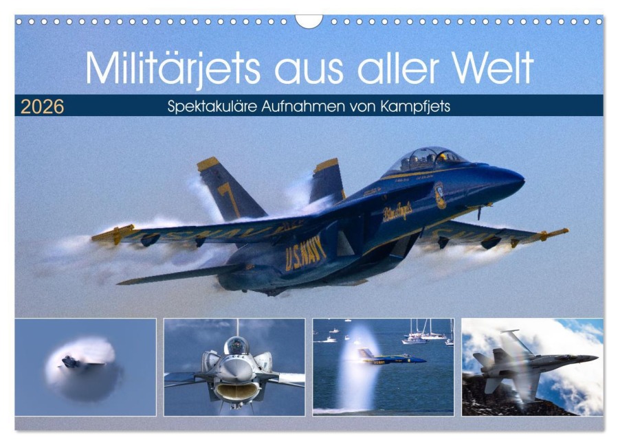 Militärjets aus aller Welt (Wandkalender 2026 DIN A3 quer), CALVENDO Monatskalender - Timo Breidenstein