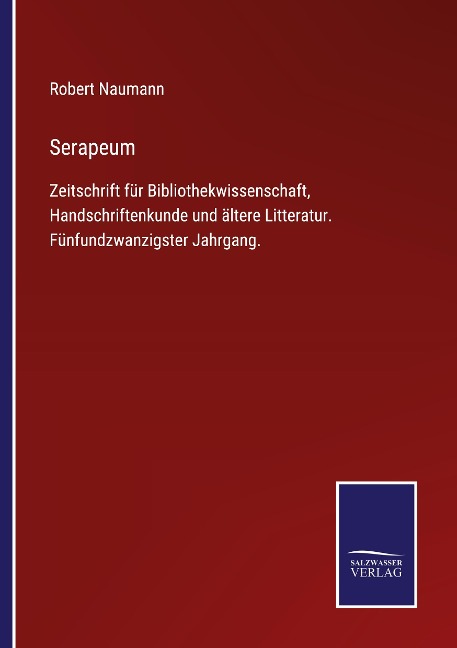 Serapeum - Robert Naumann