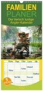 Cover-Bild zum Titel 'Familienplaner 2027 - Der tierisch lustige Angler-Kalender mit 5 Spalten (Wandkalender, 21 x 45 cm) CALVENDO' von 'Peter Rübsamen'