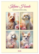 Kleine Hunde. Entzückend, lieblich, duftig (Wandkalender 2026 DIN A2 hoch), CALVENDO Monatskalender - Rose Hurley