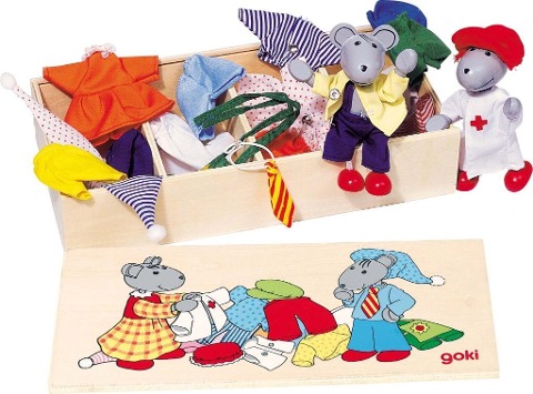 Biegepuppen Mausens Klamottenkiste - 