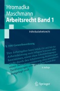 Cover-Bild zum Titel 'Arbeitsrecht Band 1' von 'Frank Maschmann, Wolfgang Hromadka'