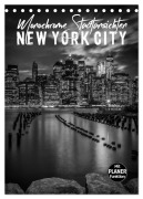 Cover-Bild zum Titel 'NEW YORK CITY Monochrome Stadtansichten (Tischkalender 2026 DIN A5 hoch), CALVENDO Monatskalender' von 'Melanie Viola'