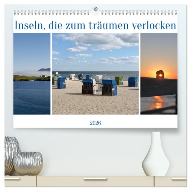 Inseln, die zum träumen verlocken (hochwertiger Premium Wandkalender 2026 DIN A2 quer), Kunstdruck in Hochglanz - Frank Gayde