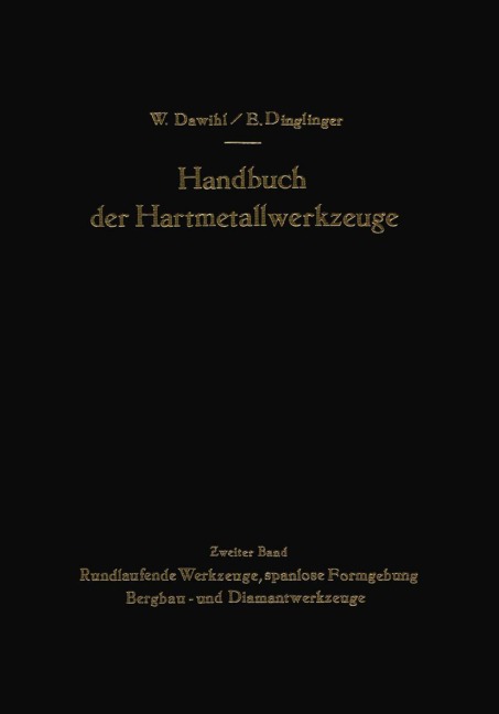 Handbuch der Hartmetallwerkzeuge - 