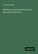 Beiträge zur Kenntniß des feineren Baues des Darmcanals - Alexander Lipsky