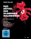 Cover-Bild zum Titel 'Das Rätsel des silbernen Halbmonds' von 'Roberto Gianviti, Umberto Lenzi, Edgar Wallace, Cornell Woolrich, Paul Hengge'