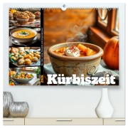 Cover-Bild zum Titel 'Kürbiszeit - Ein Jahr voller Rezepte und Inspirationen (hochwertiger Premium Wandkalender 2026 DIN A2 quer), Kunstdruck in Hochglanz' von 'Fred Schimak'