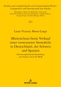 Cover-Bild zum Titel 'Mieterschutz beim Verkauf einer vermieteten Immobilie in Deutschland, der Schweiz und Spanien' von 'Laura Victoria Moser-Lange'