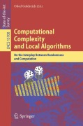 Cover-Bild zum Titel 'Computational Complexity and Local Algorithms' von ''