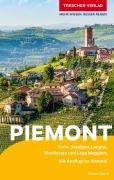 Cover-Bild zum Titel 'TRESCHER Reiseführer Piemont' von 'Sabine Herre'