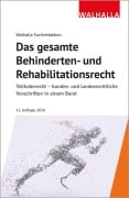 Cover-Bild zum Titel 'Das gesamte Behinderten- und Rehabilitationsrecht' von 'Walhalla Fachredaktion'