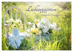 Lieblingsgärten mit poetischen Sinnsprüchen (Wandkalender 2026 DIN A2 quer), CALVENDO Monatskalender - Konstanze Junghanns