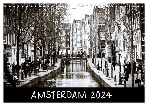 Amsterdam 2024 (Wandkalender 2024 DIN A4 quer), CALVENDO Monatskalender - Alex Wenz Fotografie