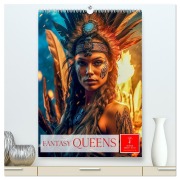 Cover-Bild zum Titel 'Fantasy Queens (hochwertiger Premium Wandkalender 2026 DIN A2 hoch), Kunstdruck in Hochglanz' von 'Peter Roder'