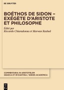 Cover-Bild zum Titel 'Boéthos de Sidon - Exégète d'Aristote et philosophe' von ''