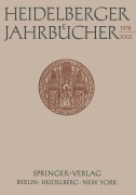 Cover-Bild zum Titel 'Heidelberger Jahrbücher' von ''