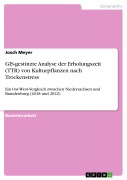 Cover-Bild zum Titel 'GIS-gestützte Analyse der Erholungszeit (TTR) von Kulturpflanzen nach Trockenstress' von 'Josch Meyer'