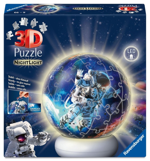 3D Puzzle-Ball Nachtlicht Astronauten - 